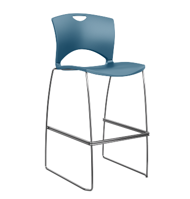 OnCall Plastic Stool with Arms